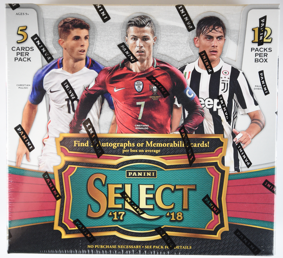 新品未開封 2017-18 Panini Soccer Select Box-